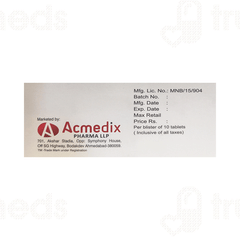 Acmetel 40 Mg Tablet 10