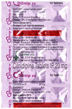 Dilnip 20 Tablet 15 Dilnip 20 Tablet 15