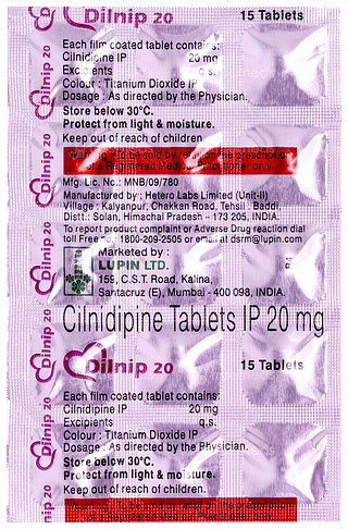 Dilnip 20 Tablet 15