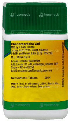 Zandu Chandraprabha Vati Tablet 40