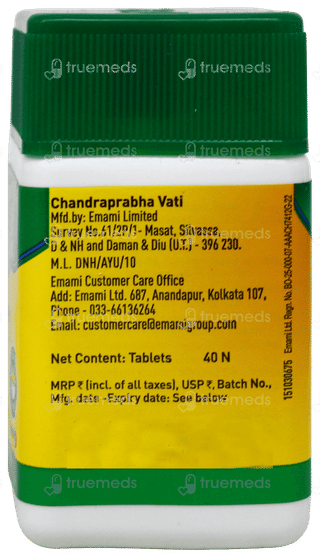 Zandu Chandraprabha Vati Tablet 40
