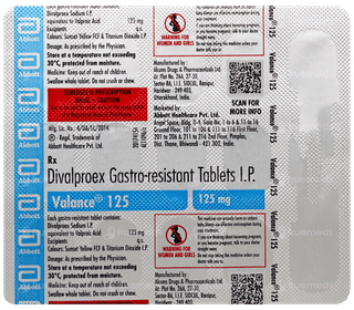Valance 125 Tablet 15