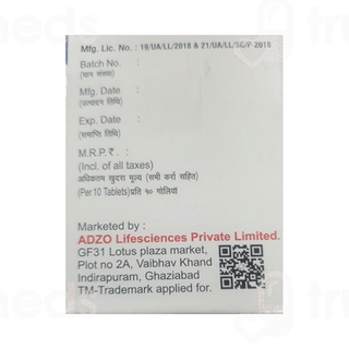 Adcox P 60/500 MG Tablet 10
