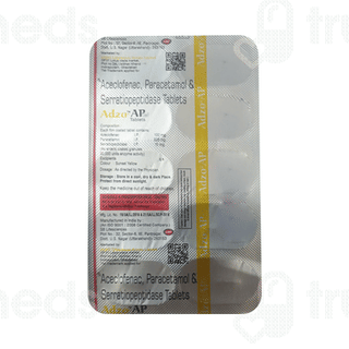 Adzo Ap 100/325/15 MG Tablet 10