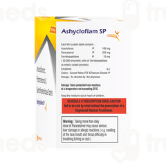 Ashycloflam Sp 100/325/15 MG Tablet 10