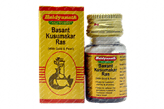 Baidyanath Basant Kusumakar Ras With Gold And Pearl Tablet 30