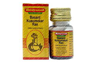 Baidyanath Basant Kusumakar Ras With Gold And Pearl Tablet 30