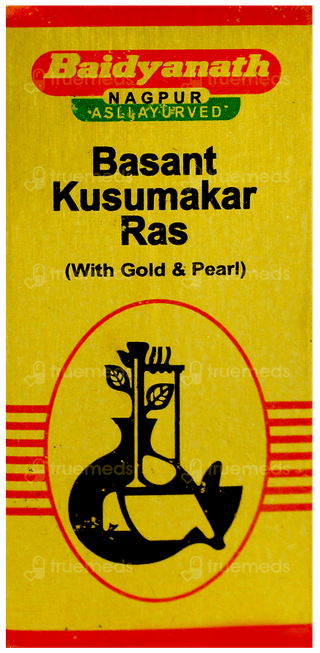 Baidyanath Basant Kusumakar Ras With Gold & Pearl Tablet 30