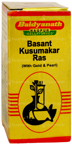 Baidyanath Basant Kusumakar Ras With Gold & Pearl Tablet 30