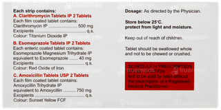 Esomac Hp 750mg Combo Tablet 6