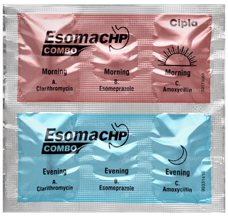 Esomac Hp 750mg Combo Tablet 6