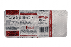 Carvego 12.5mg Tablet 10