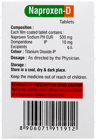Naproxen D Tablet 10