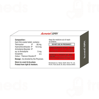 Acmetel Amh 40/5/12.5 Mg Tablet 10