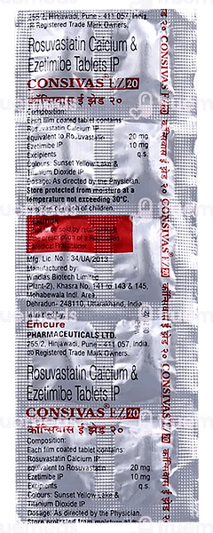 Consivas Ez 20 Tablet 10