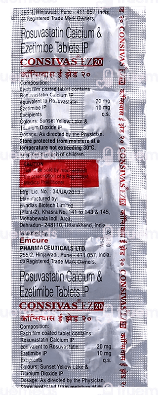 Consivas Ez 20 Tablet 10