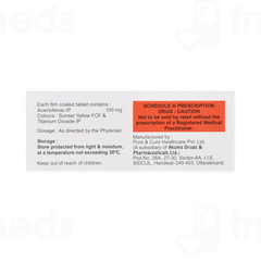 Aclotec 100 MG Tablet 10