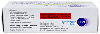 Hydrozolin Isdn Tablet 10