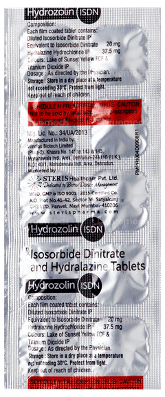 Hydrozolin Isdn Tablet 10