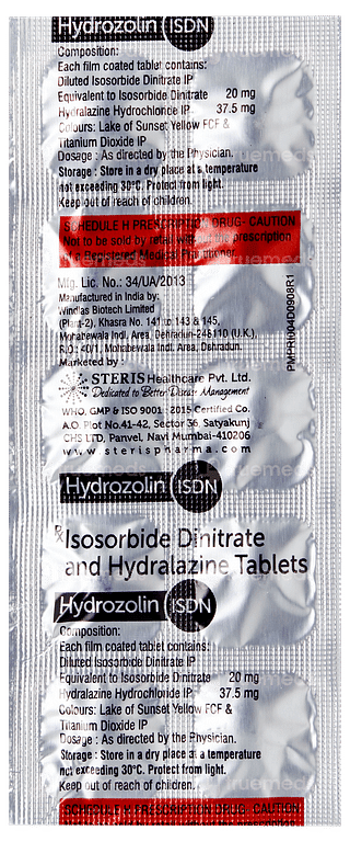 Hydrozolin Isdn Tablet 10