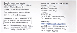 Alafex 120 Mg Tablet 30