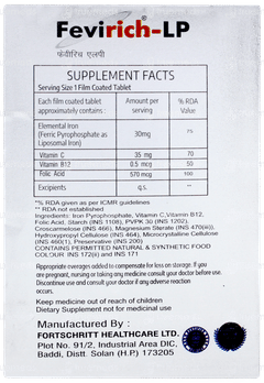 Fevirich Lp Tablet 15