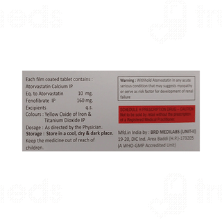 Aova F 10/160 MG Tablet 10