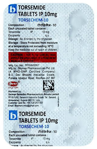 Torsechem 10 Tablet 15