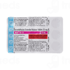 Mdd Xr 25 MG Tablet 15
