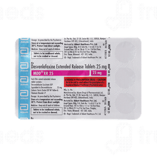 Mdd Xr 25 MG Tablet 15