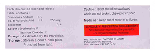 Adival 250 Mg Tablet Er 10