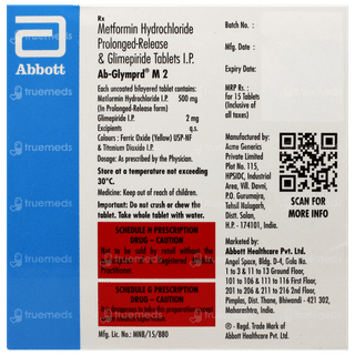 Ab Glymprd M 2 Tablet 15