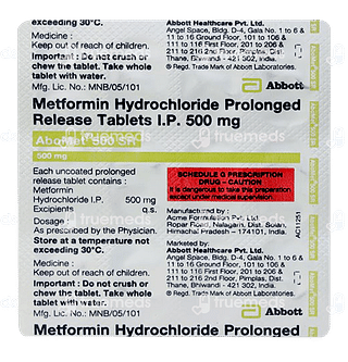 Abomet 500 MG Tablet Sr 15