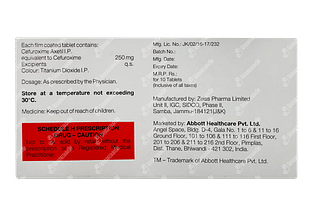 Saferoxim 250 MG Tablet 10