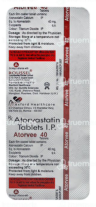 Atorvee 40 Tablet 10