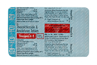 Thiospas A 8 MG Tablet 15