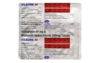 Vilsure M 500 Mg/50 MG Tablet 15