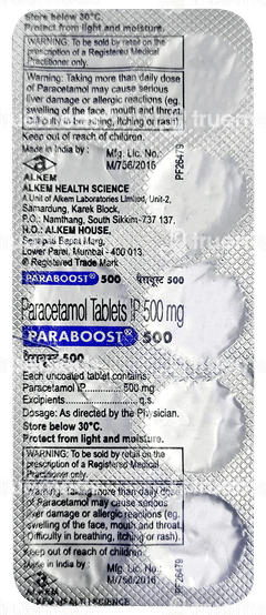 Paraboost 500 Tablet 10 Paraboost 500 Tablet 10