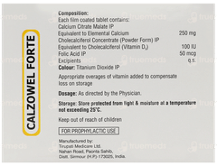 Calzowel Forte Tablet 30 Calzowel Forte Tablet 30