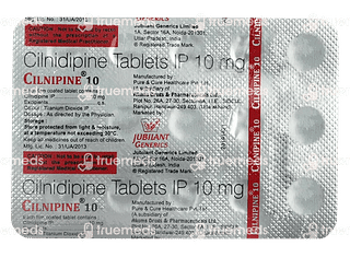 Cilnipine 10 MG Tablet 15