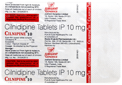 Cilnipine 10 Tablet 15 Cilnipine 10 Tablet 15