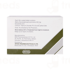 Alpha Gpc 400 MG Tablet 10
