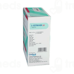 L Cetriver 10 Tablet 10 L Cetriver 10 Tablet 10