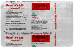 Moxal Cv 625 Tablet 10 Moxal Cv 625 Tablet 10