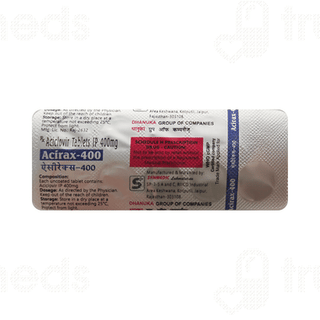 Acirax 400 MG Tablet 10
