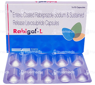 Rabigal L 75/20 MG Capsule Sr 10