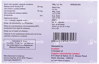 Rabigal L 75/20 MG Capsule Sr 10