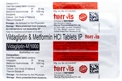 Vidagliptin M 1000 Tablet 15 Vidagliptin M 1000 Tablet 15