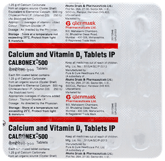 Calbonex 500 Tablet 15