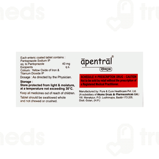 Apentral 40 MG Tablet 10